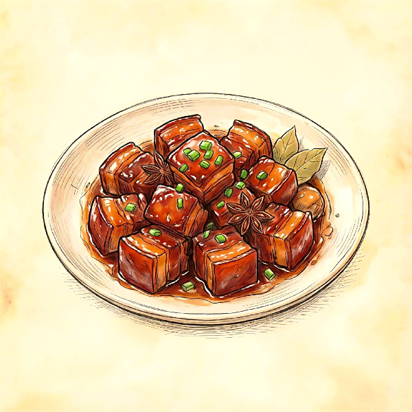 Hong Shao Rou (Red Braised Pork)